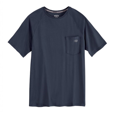 WORKWEAR OUTFITTERS Perform Cooling Tee Dark Navy, 4XL S600DN-RG-4XL